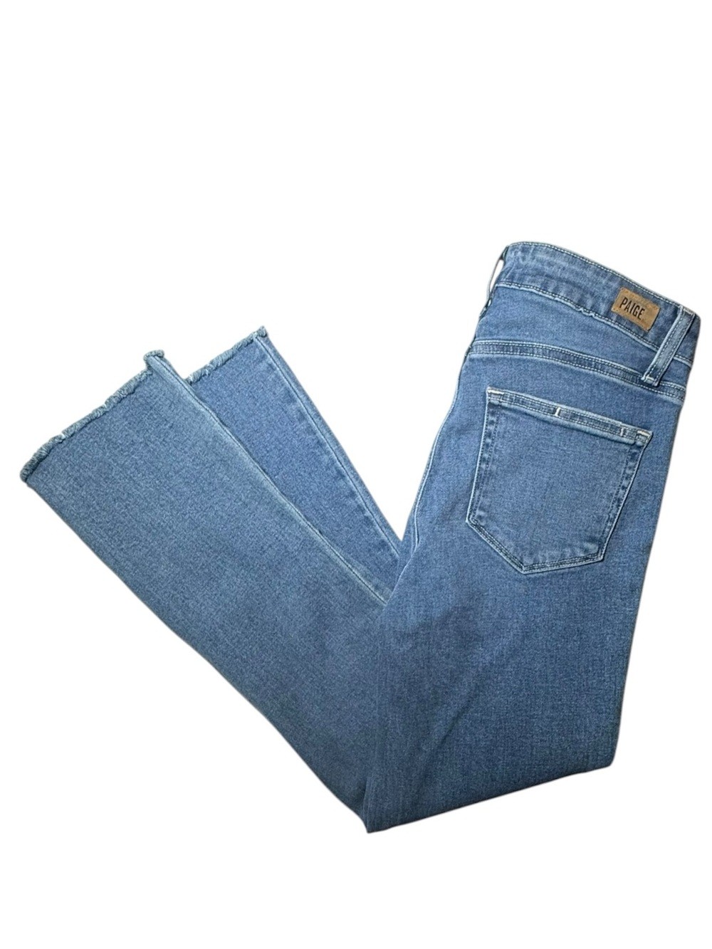 PAIGE Rory Crop Flare Medium Wash 27